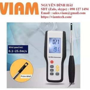 Máy đo tốc độ, lưu lượng, nhiệt độ gió trong đường ống HT-9829